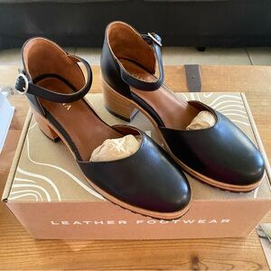 Portland Leather Goods Heeled Mary Jane